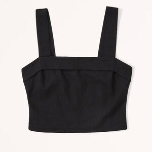 Abercrombie Linen Foldover Top